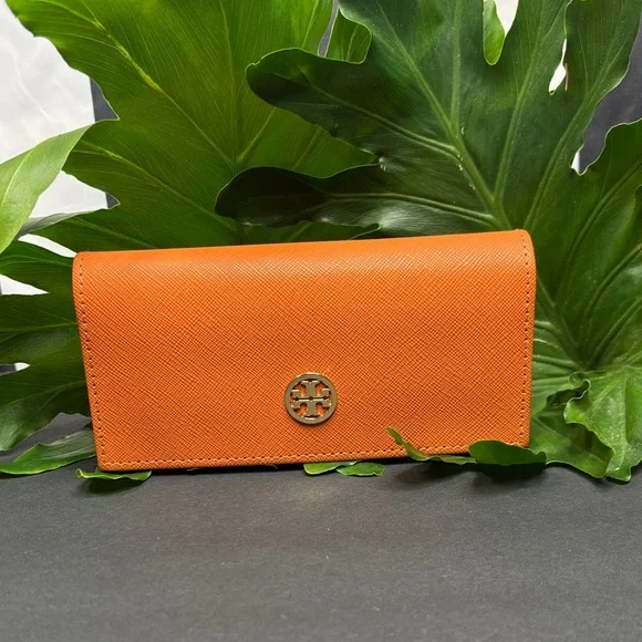 Tory Burch Orange Sunglasses Case - Picture 1 of 16